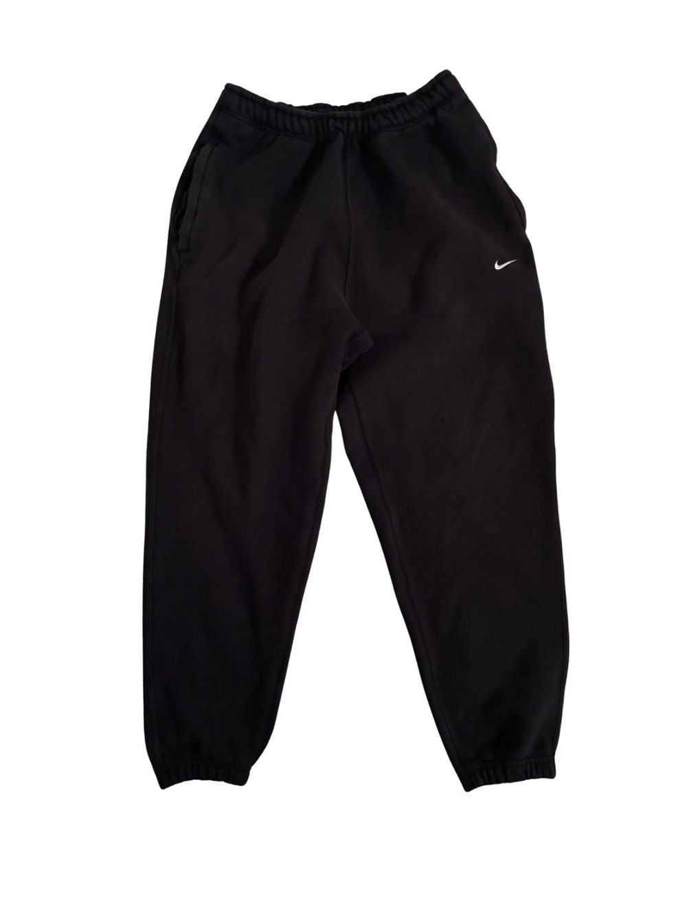 Nike Black Extra Thick Sweetpans with White Swoosh